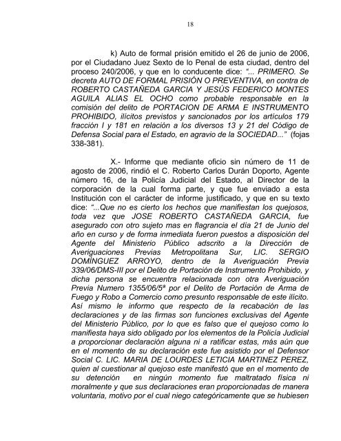 recomendaciÃ³n numero: /2004. - ComisiÃ³n de Derechos Humanos ...