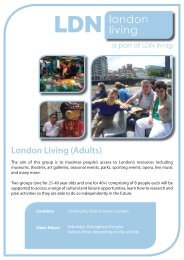London Living.pdf - Westminster Society for People with Learning ...