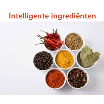 Intelligente ingrediënten - Food Valley