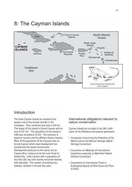 Biodiversity: the UK Overseas Territories - WIDECAST