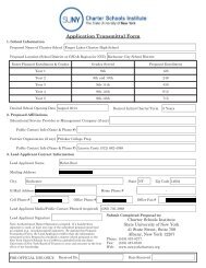 Application Transmittal Form - Newyorkcharters.org