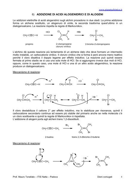 Dieni e Alchini - PianetaChimica.it