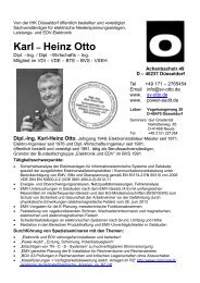 Karl â Heinz Otto - Fachgruppe Elektronik und EDV