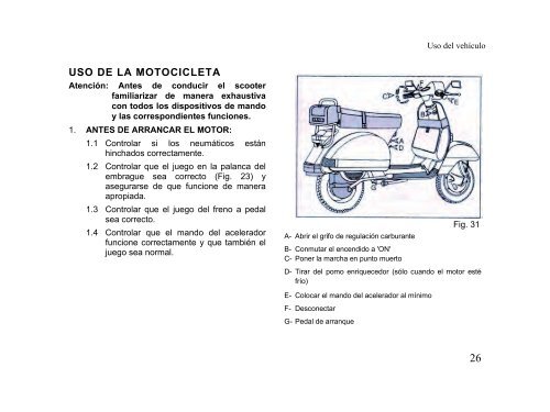 manuel de mode d'emploi et d'entretien manual de uso y ...