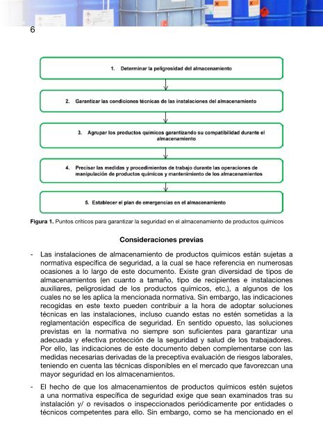 Almacenamiento de productos quimicos