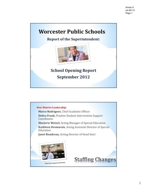 20 pages - Worcester Public Schools
