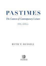 Pastimes - Sagamore Publishing