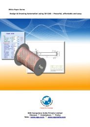 Design and Drawing Automation using 3D CAD - EGS Computers