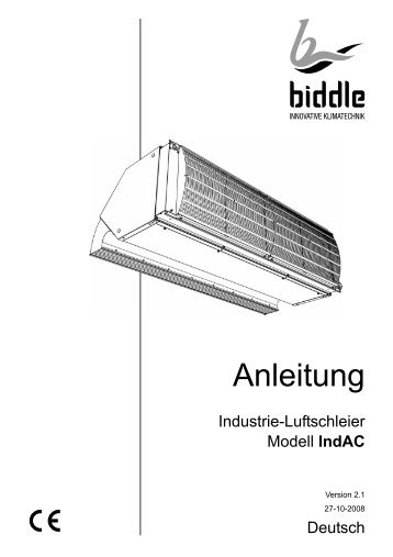 Anleitung - Modell IndAC (pdf) - Biddle.info