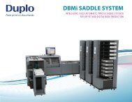 DBMi SADDLE SYSTEM - Duplo USA