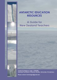 Antarctic Education Resources - Gateway Antarctica - University of ...