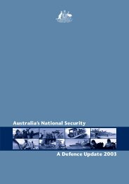 Australia's National Security A Defence Update 2003 - ASEAN ...