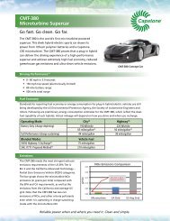 CMT-380 Microturbine Supercar - Capstone Turbine