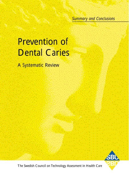 Prevention of Dental Caries - SBU