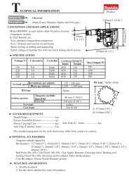 View Service Manual (PDF format 1102 KB) - Tool Parts Direct . com