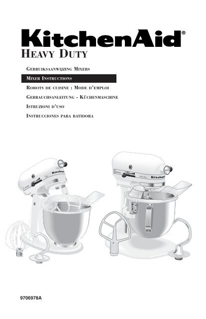 KitchenAid 5 Qt. Stand Mixer - 220-240 Volt 50 Hz To Use Outside