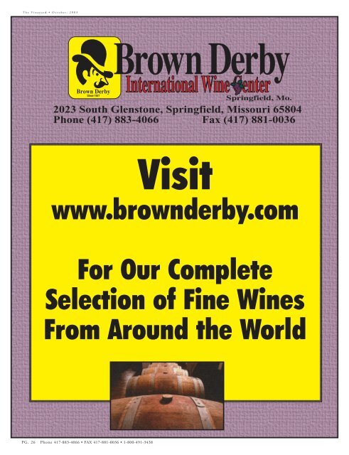 5999 - Brown Derby International Wine Center