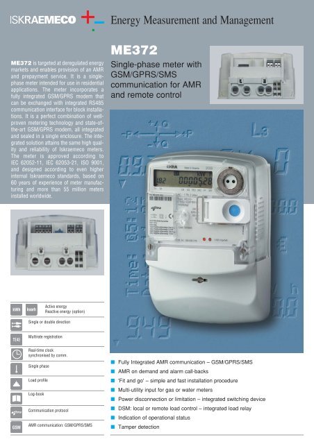 Energy Measurement and Management - Iskraemeco