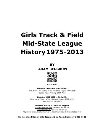 Girls MSL T&F History - Hamilton Local Schools