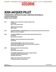 JEAN-JACQUES PILLET - Agence Goodwin