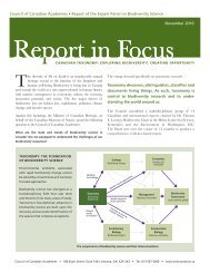 Canadian Taxonomy: Exploring Biodiversity, Creating Opportunity