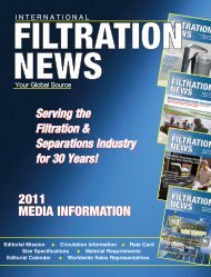 2011 media information 2011 media information - Filtration News