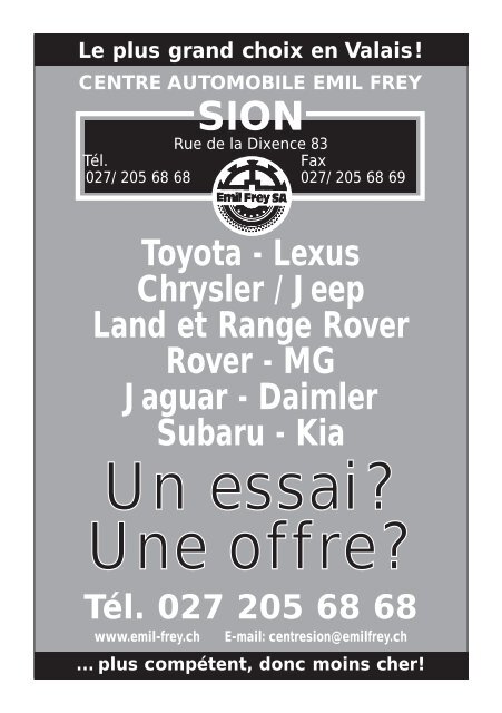 Lexus Chrysler / Jeep Land et Range Rover ... - Moto Club Tous Vents