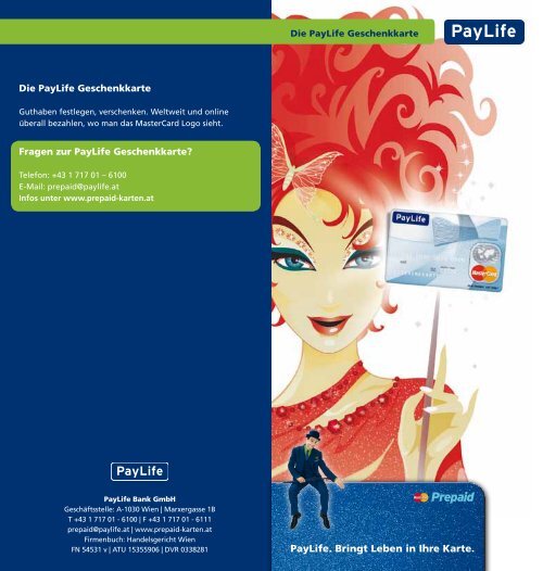 PayLife Geschenkkarte - Prepaid-karten.at