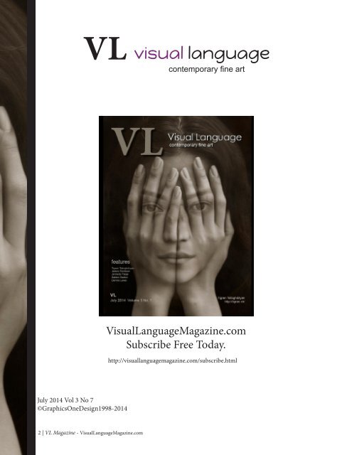 Visual Language Magazine Contemporary Fine Art Vol 3 No 6
