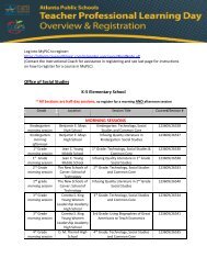 Office of Social Studies K-5 Elementary School MORNING SESSIONS