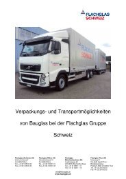 Verpackungs- und Transportmöglichkeiten von Bauglas bei der ...