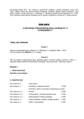 UrbanistiÄki plan ureÄenja IV StroÅ¾anac I (.pdf)