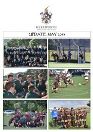 UPDATE MAY 2013 - Hereworth School