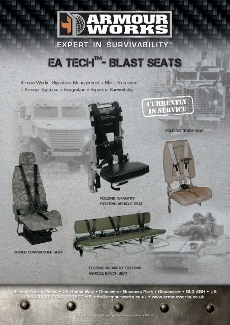 Ea Tech Blast Seats Pdf Military Systems Technology