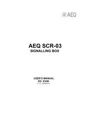 SRC-03 Studio On-Air and signaling box - AEQ