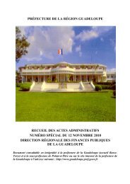 prÃ©fecture de la rÃ©gion guadeloupe recueil des actes administratifs ...