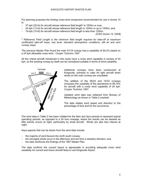 Kingscote Airport Master Plan Apr 2010 - Kangaroo Island Council