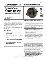 HS35R Manual - Dynapar