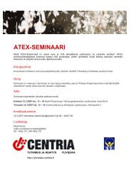 ATEX-SEMINAARI - Centria tutkimus ja kehitys