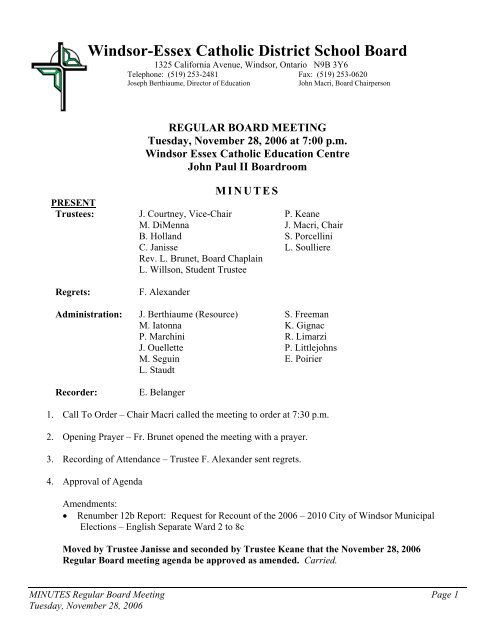 Windsor-Essex Catholic District School Board