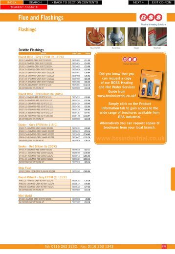 Flue and Flashings - BSS Price Guide 2010 - BSS Industrial