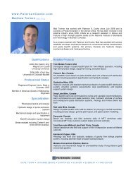 Matt Treinen CV.pdf - Paterson & Cooke