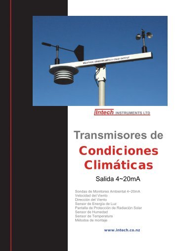 Transmisores de Condiciones ClimÃ¡ticas - Intech Instruments Ltd