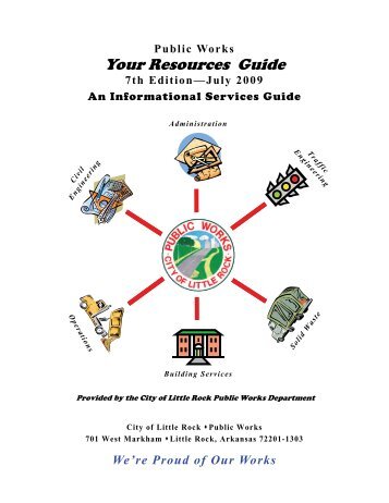 Public Works Resources Guide - City of Little Rock