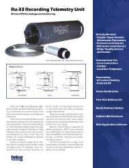 Ru-33 Recording Telemetry Unit - Can-Am Instruments Ltd.