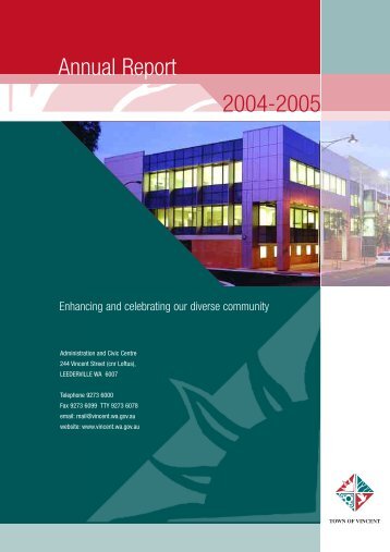 Annual Report 2004-2005 - City of Vincent