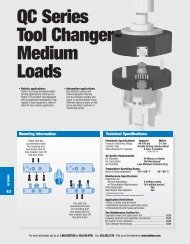 QC Series Tool Changer- Medium Loads