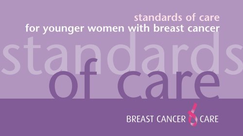 standards of care for younger women with breast cancer