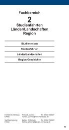 Fachbereich 2 Studienfahrten - LÃ¤nder - Region - VHS Heinsberg