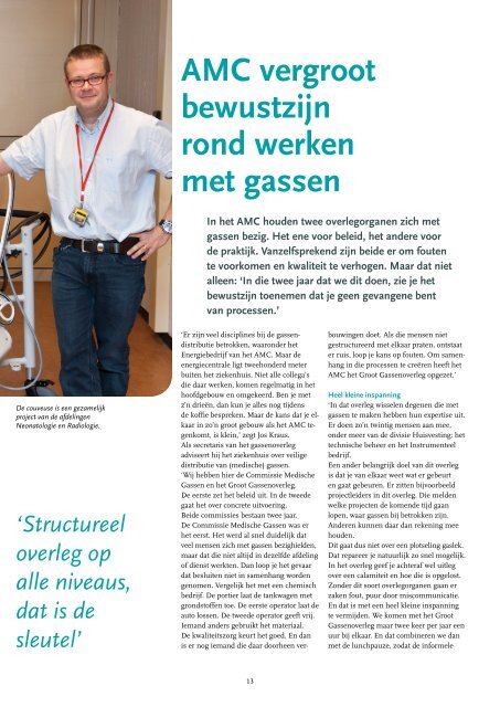 Flow magazine najaar 2012 - Linde Gas Benelux